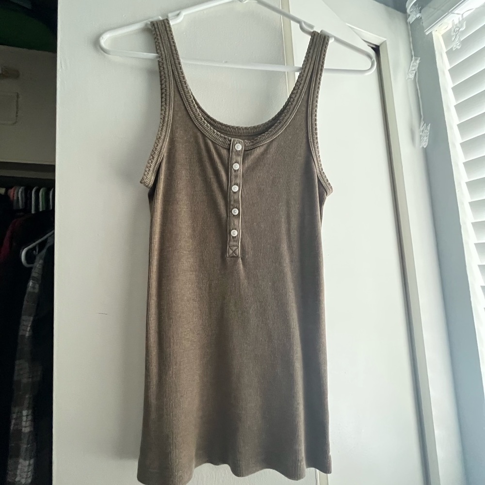 AERIE s/p green tank top